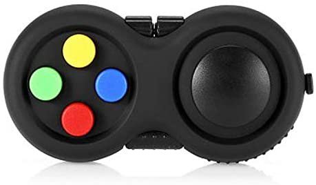 Amazon.com: LucaSng Figit Toys Fidget Pad Fidget Controller, Smooth Abs Plastic with Exclusive Protective Case, Perfect for Skin Picking - Anxiety and Stress Relief - Silent Clicker Popper Figit Toy Fidget Toy: Toys & Games
