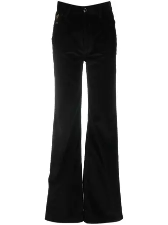 Vivienne Westwood Orb-patch Velvet Trousers - Farfetch