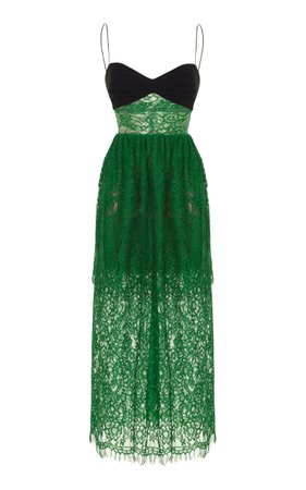 green rasario dress
