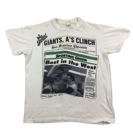 1989 San Francisco Giants/Oakland Athletics T-shirt