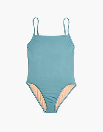 Madewell Second Wave Straight One-Piece Swimsuit
