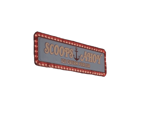 scoops ahoy sign