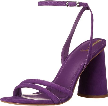 Amazon.com | Sam Edelman Women's Kia Heeled Sandal, Royal Orchid, 9.5 | Platforms & Wedges