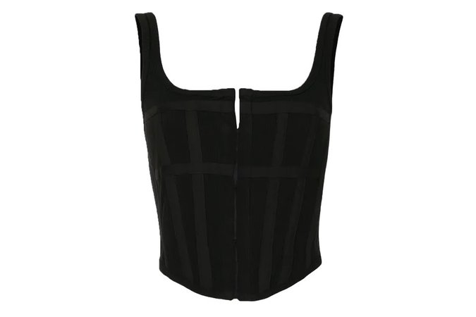 black corset top