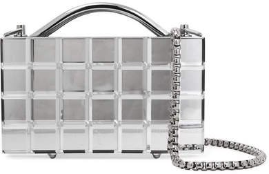 L'AFSHAR - Lou Lou Mirrored-acrylic Tote - Silver