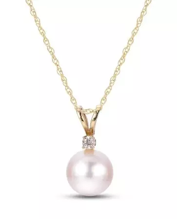 gold pearl pendant - Google Search