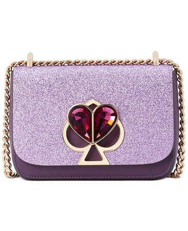 kate spade new york Nicola Glitter Twistlock Chain Shoulder Bag & Reviews - Handbags & Accessories - Macy's
