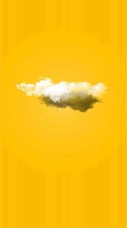 Cloud, yellow, painting