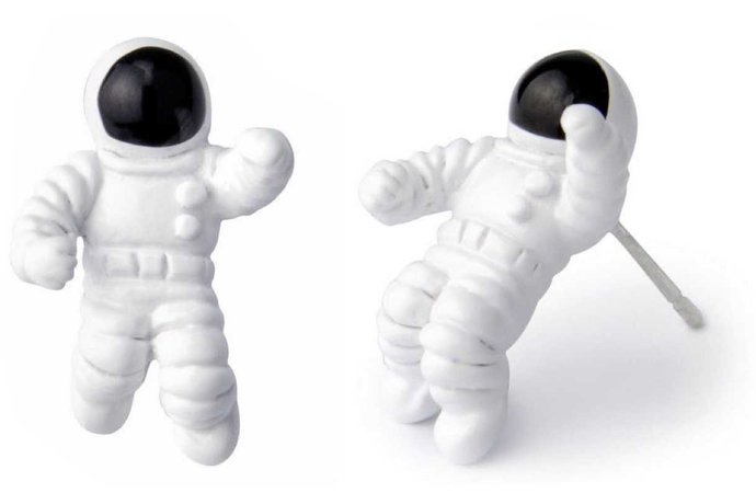 astronaut earrings