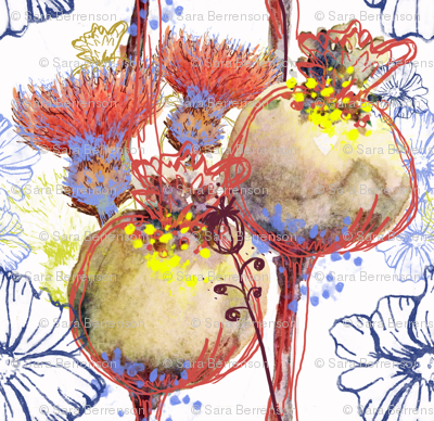 Nature Journals fabric - sara_berrenson - Spoonflower