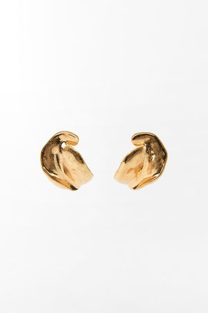 TWISTED EARRINGS - Golden | ZARA United States
