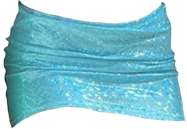 seafoam cyan blue holographic micro mini rave skirt