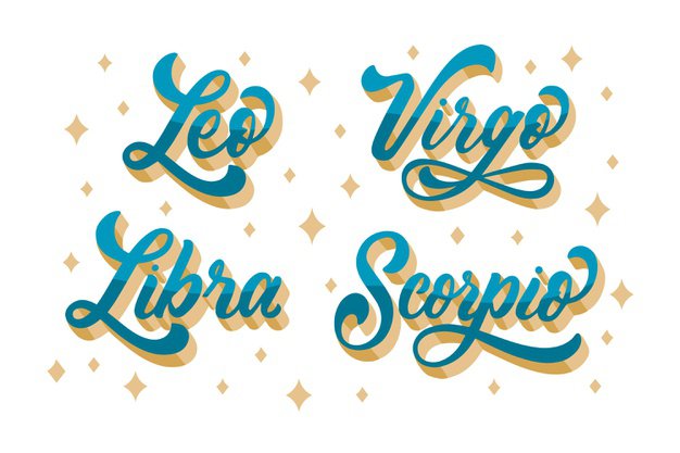 Free Vector | Hand drawn zodiac sign collection