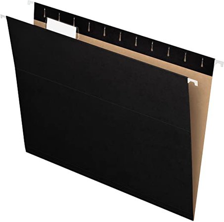 Pendaflex Essentials Hanging Folders, Letter Size, Black, 25 per Box (81605) : Amazon.ca: Office Products