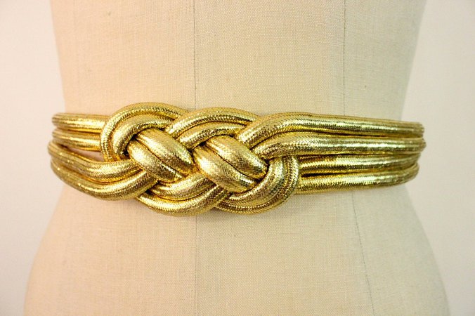 gold rope belt