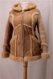 vintage sheepskin coat with hood - Google Search