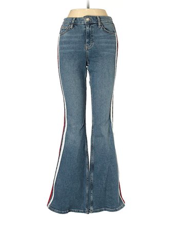 Topshop Solid Blue Jeans 25 Waist - 78% off | thredUP