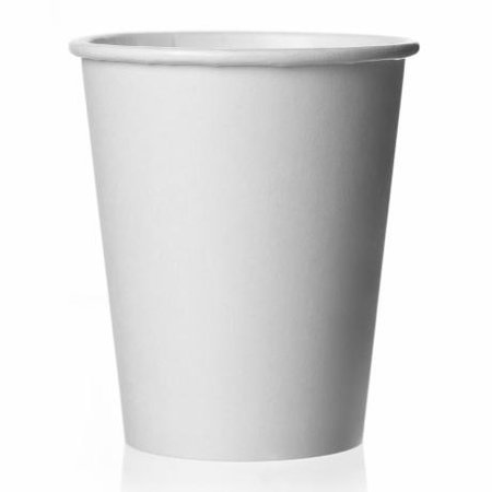 eco u Disposable Paper Cups White/8oz