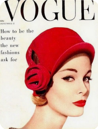 red Vogue magazine