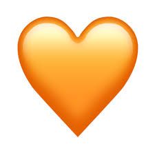 orange heart emoji - Google Search