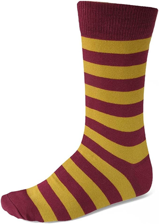 red and yellow socks