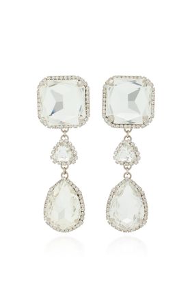 Crystal Drop Earrings By Alessandra Rich | Moda Operandi