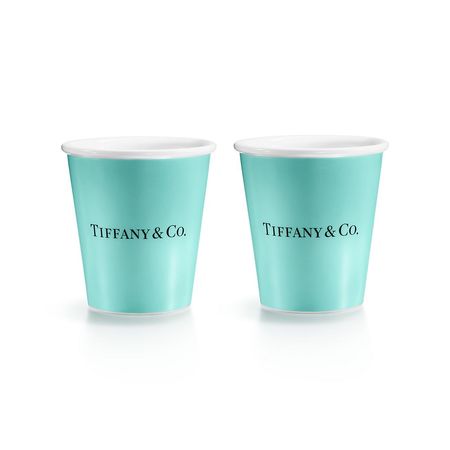 Everyday Objects Tiffany Kaffeebecher aus Porzellan, Zweierset | Tiffany & Co.