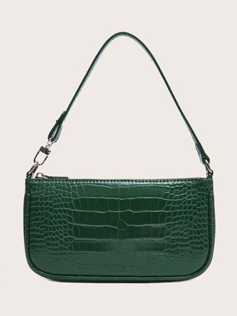 Croc green shoulder Bag | SHEIN USA