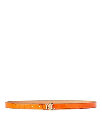Lauren Ralph Lauren Reversible Leather Belt - Thin Belt - Women Lauren Ralph Lauren Thin Belts online on YOOX United States - 46720954CC