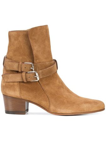 Amiri Buckle ankle boots