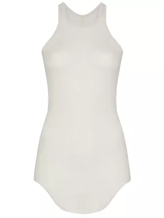 Rick Owens sleeveless ribbed silk blend tank top SS19 - Fast AU Delivery