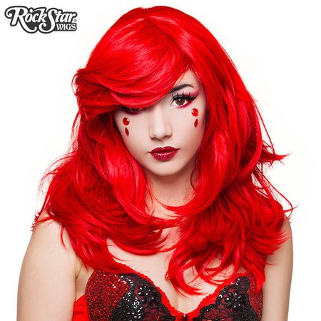 RockStar Wigs® Hologram 22" - Jem Red