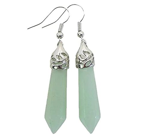 Echos | Sage Green Healing Stone Earrings