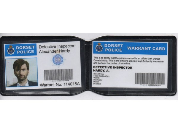 Broadchurch Alec Hardy I.D. Cards And Wallet