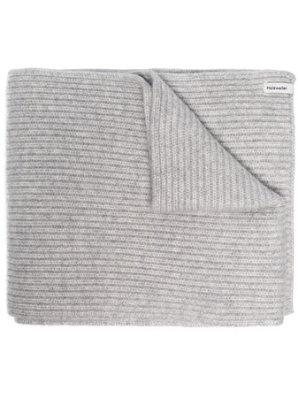 Holzweiler Tibo ribbed-knit cashmere scarf - FARFETCH