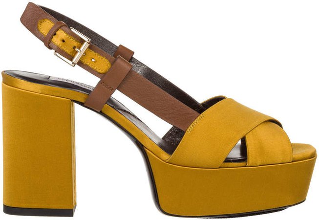 Dorothee Perfection Satin Platform Sandals