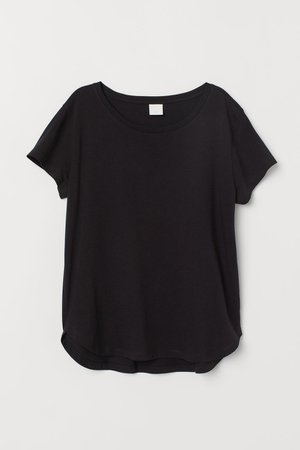 Jersey Top - Black - | H&M US