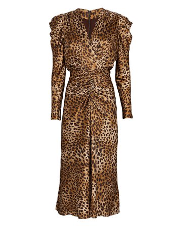 Jonathan Simkhai Maisie Leopard Print Dress | INTERMIX®