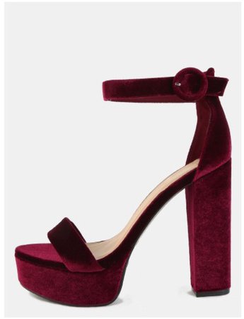 evlix6-l-610x610-shoes-girl-girly-girly+wishlist-burgundy-velvet-velvet+shoes-chunky+sole-chunky+heels-ankle+strap+heels-heels.jpg (467×610)