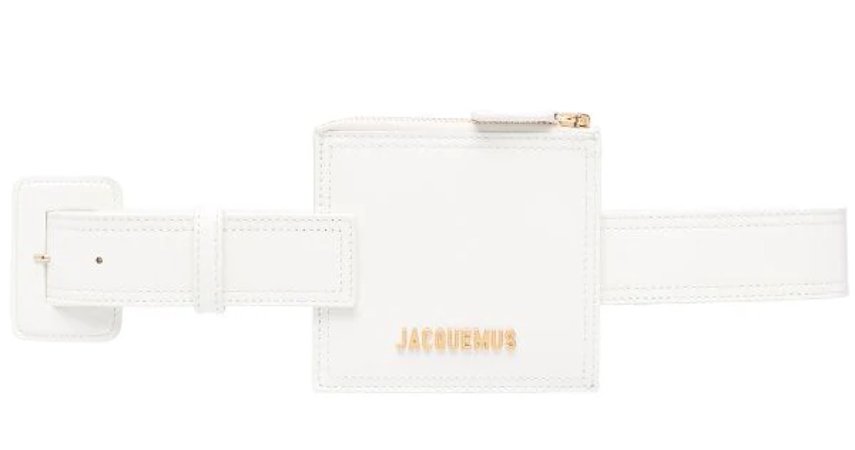 Jacquemus White Belt Bag