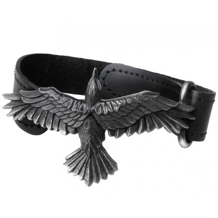 Raven Leather Bracelet