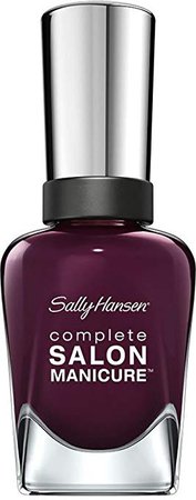 Sally Hansen Complete Salon Manicure Nail Color, Pat On The Black