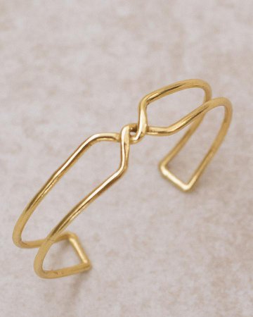 Crescent Gold Bracelet – ALOHAS