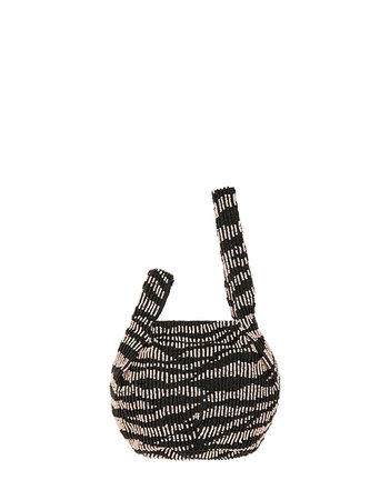 Zebra Beaded Duffle Bag | Pink | One Size | 8906557000 | Accessorize
