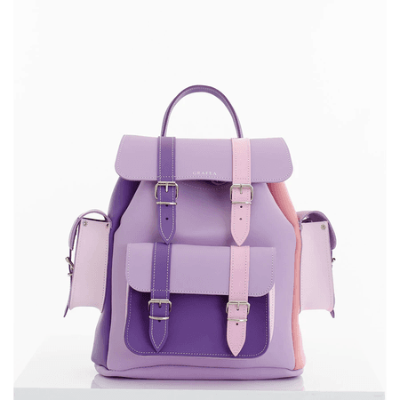 Grafea pink and purple backpack