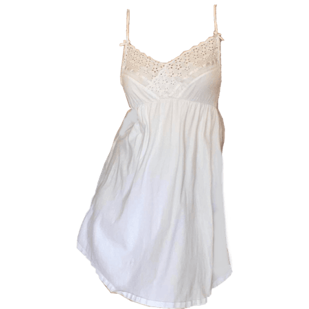 vit cottagecore klänning