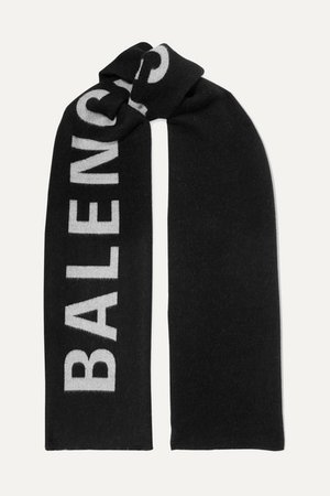 Balenciaga | Intarsia wool scarf | NET-A-PORTER.COM