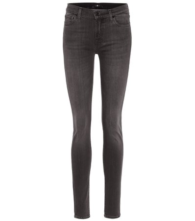 7 For All Mankind - The Skinny mid-rise jeans | Mytheresa