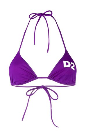 Dsquared2 Purple Bikini Top
