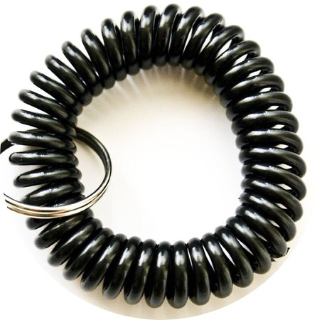 spiral bracelet black